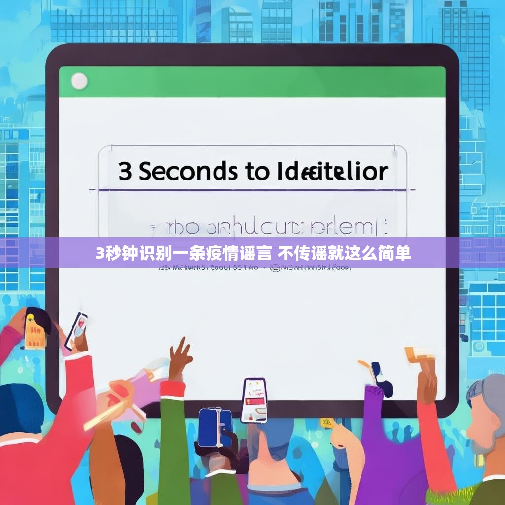 3秒钟识别一条疫情谣言 不传谣就这么简单